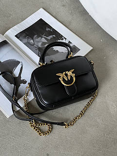 Жіноча сумка Pinko Love Mini Square Simply Чорний (повне пакування)