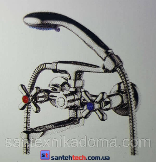 Змішувач для ванни короткий гусак, DST3-A725 ZEGOR (TROYA)