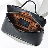 Жіноча сумка-косметичка ВК8 Vanity Bag крос-боді чорна, фото 2