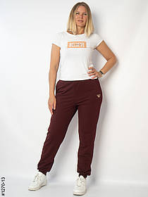 1270-13 Спортивні штани жіночі турецька двунитка напівбатал (4 од: 50,52,54,56)