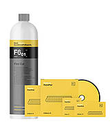 Набір KochChemie F6.01 1 л + жовтий полірувальний круг 75 мм паста середньої абразивності