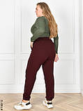 1160-13 Спортивні штани жіночі турецька двунитка батал (4 од: 54,56,58,60), фото 2