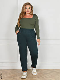 1160-2 Спортивні штани жіночі турецька двунитка батал (4 од: 54,56,58,60)