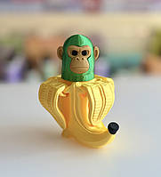 Шимпанзіні бананіні Chimpanzini bananini , шимпанзе з бананом іграшка-мем Italian Brainrot Італійські меми персонаж TikTok 11см