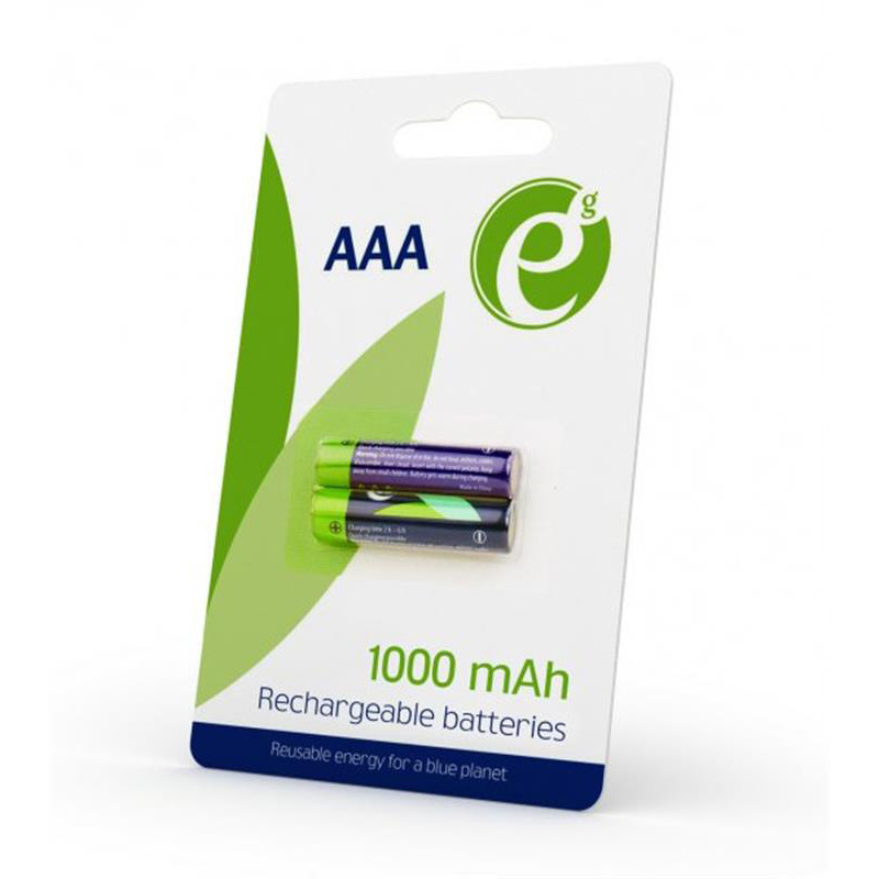 Аккумулятор EnerGenie AAA/HR03 Ni-MH 1000 mAh BL 2шт, фото 1