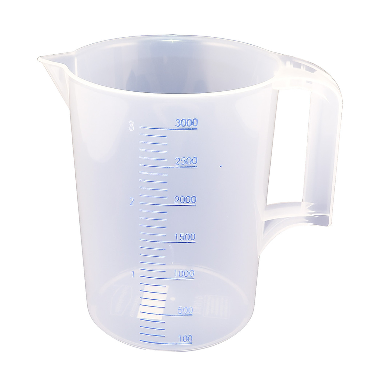 Стакан мірний пластмасовий прозорий з ручкою для харчових продуктів 3 л Туреччина