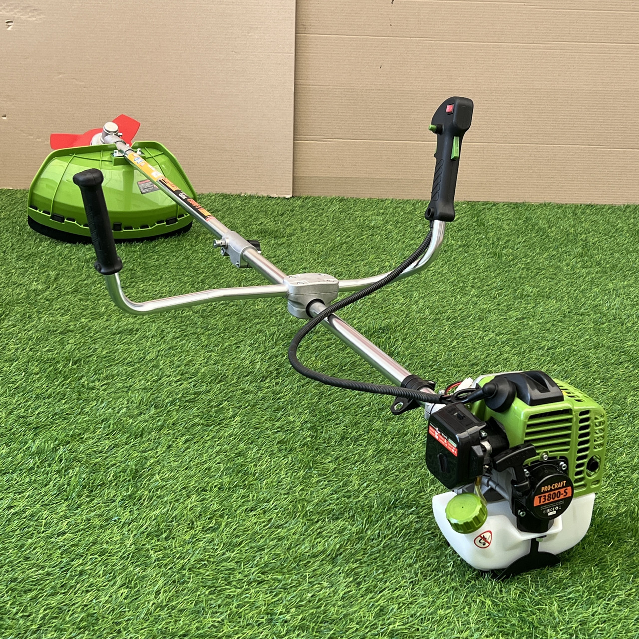 Мотокоса Procraft T3800S (25СС, 26мм штанга, 2-тактний) з розбірною штангою. Бензокоса Прокрафт, фото 1