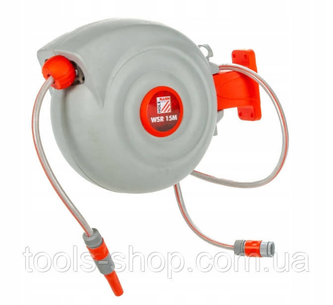 Пристосування намотувальне для водяного шланга 15 пог. м Holzmann WSR 15M, фото 1