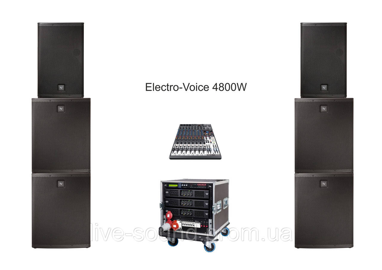 Оренда: Комплект звукового обладнання Electro-Voice