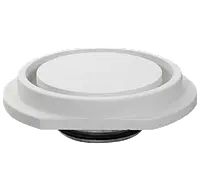 Circle 125 гіпсовий дифузор прихованого монтажу в стелю із гіпсокартону, Ventmann (Литва)