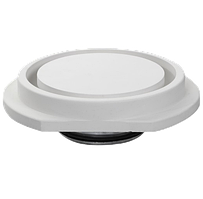 Circle 100 гіпсовий дифузор прихованого монтажу в стелю із гіпсокартону, Ventmann (Литва)