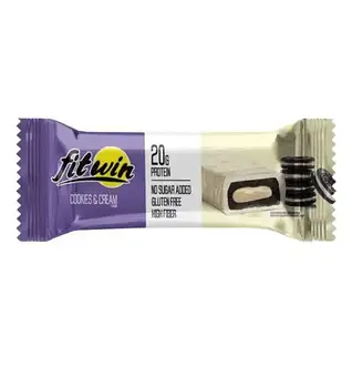 Протеїновий батончик без цукру "Печиво і крем", FitWin, 60 г