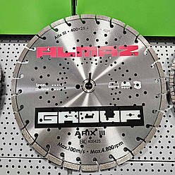 Алмазний диск ALMAZ GROUP 400 мм. сегмент ARIX III