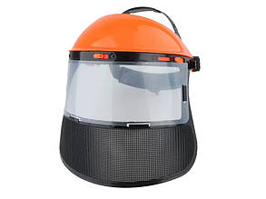 Захисний щиток сітка для газонокосарки, тримера і садових робіт 25х27 см