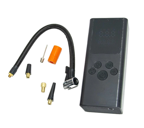 Компресор автомобільний від прикурювача A6 Air Pump 9038, чорний, фото 1