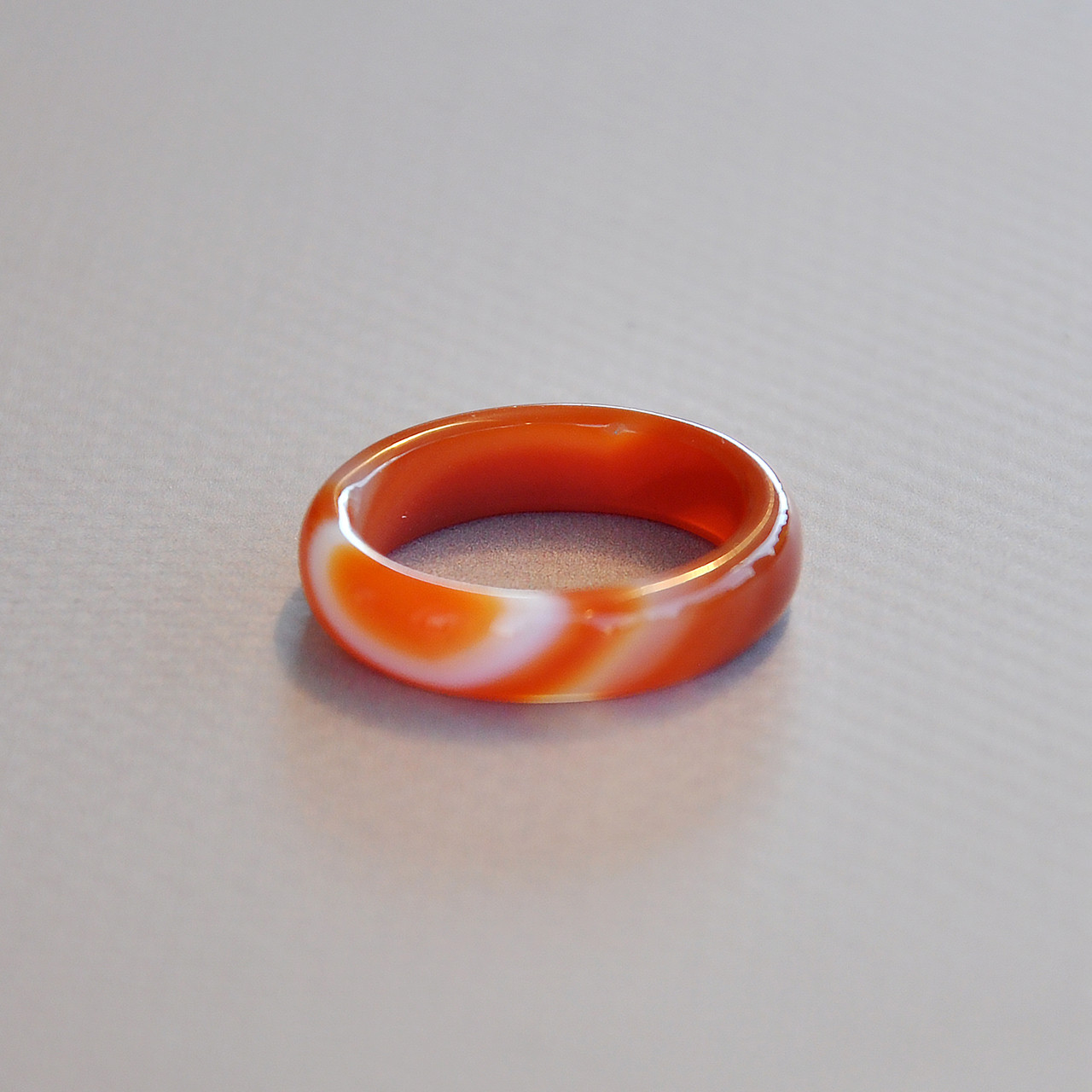 Каблучка з каменю сердолік РОЗМІР 19.5, фото 1