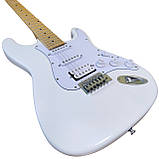 Електрогітара J8 ST42R / WH + ключі + кабель, фото 2
