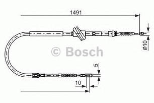 Трос ручника