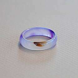 Каблучка з каменю агат РОЗМІР 19.5