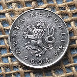 1 крона 2008 року. Чехiя, фото 2
