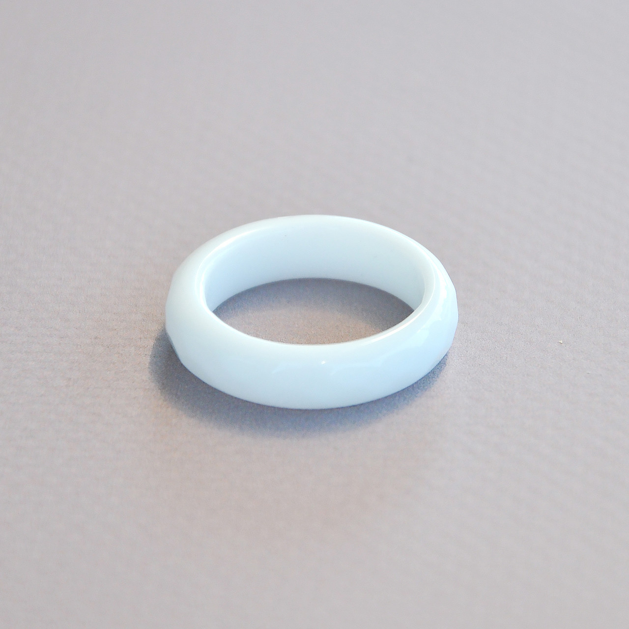 Каблучка з каменю агат з гранями РОЗМІР 19.5, фото 1