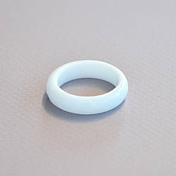 Каблучка з каменю агат з гранями РОЗМІР 19.5