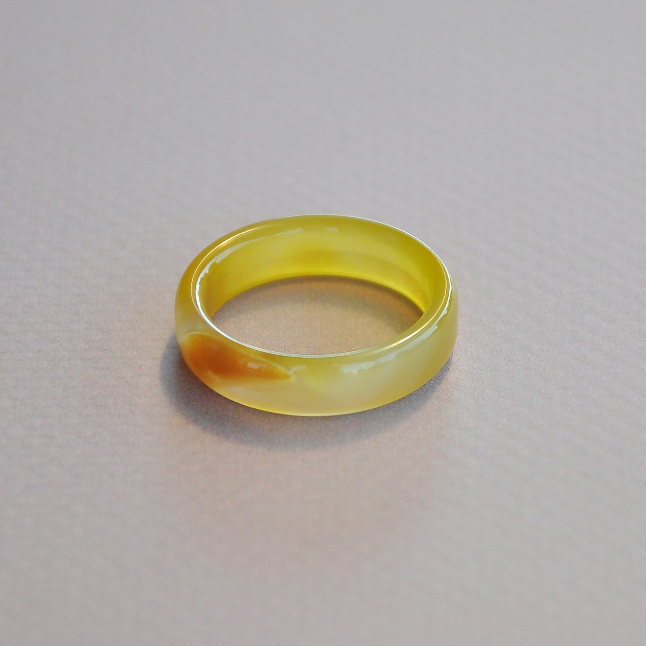 Каблучка з каменю агат РОЗМІР 19, фото 1