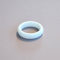 Каблучка з каменю агат з граянми РОЗМІР 19