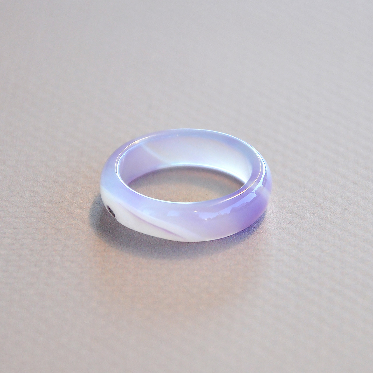 Каблучка з каменю агат РОЗМІР 18, фото 1