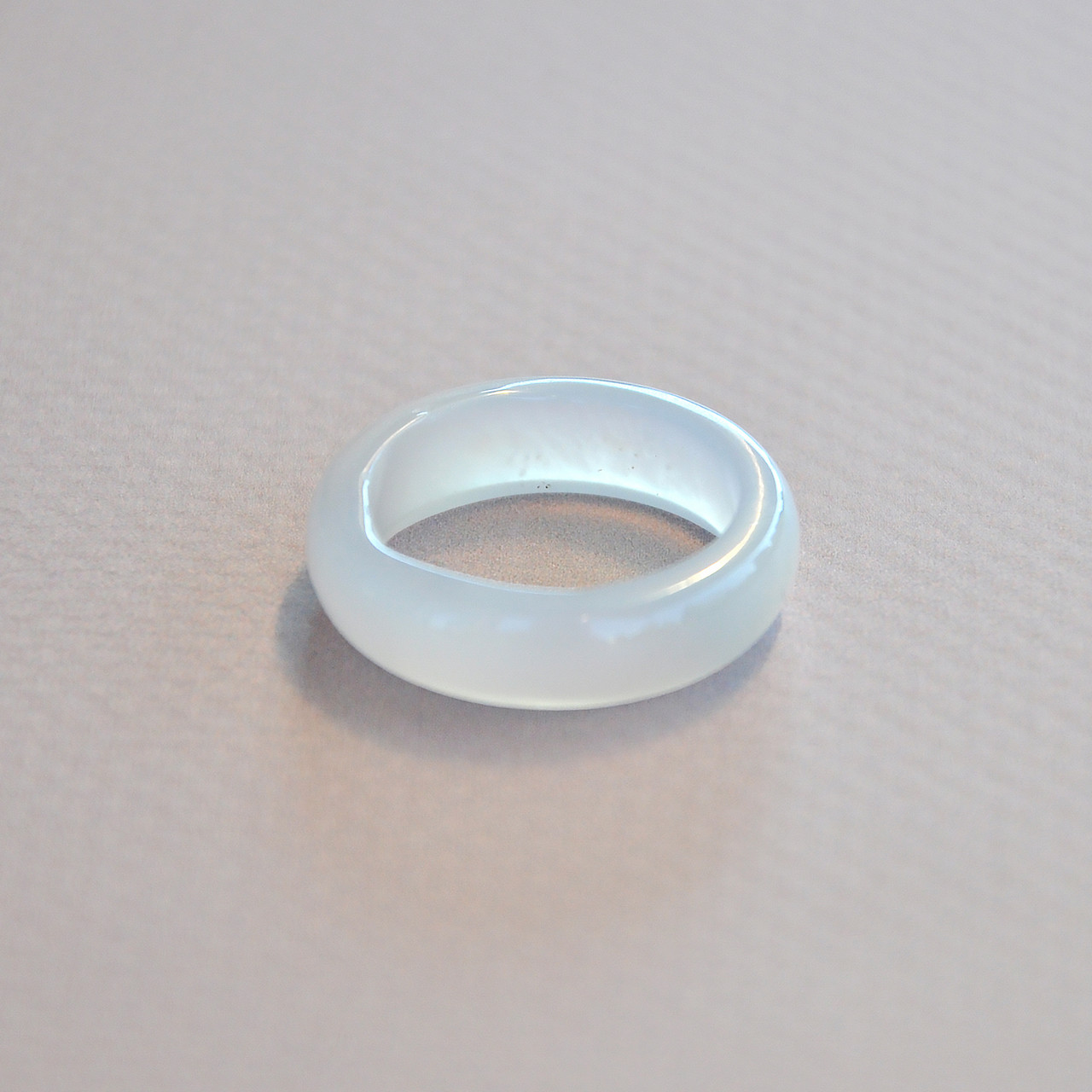 Каблучка з каменю агат РОЗМІР 18, фото 1