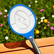 Електрична мухобойка на батарейках у формі ракетки, фото 5