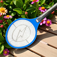 Електрична мухобойка на батарейках у формі ракетки, фото 7