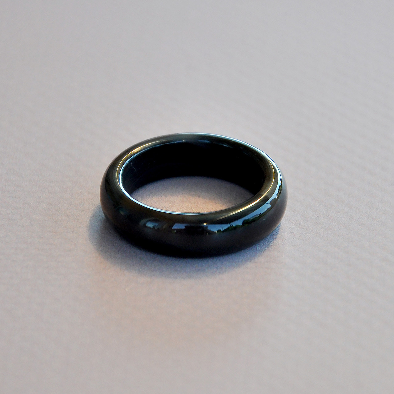 Каблучка з каменю агат РОЗМІР 18, фото 1