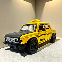Модель авто 1/32 автомобіль ВАЗ Жигулі Lada, жовтий.Інерційна. Таксі Якість! Раритет. Ностальгія епохи SU