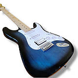 Електрогітара J8 ST42R / BLUE+ ключі + кабель, фото 3
