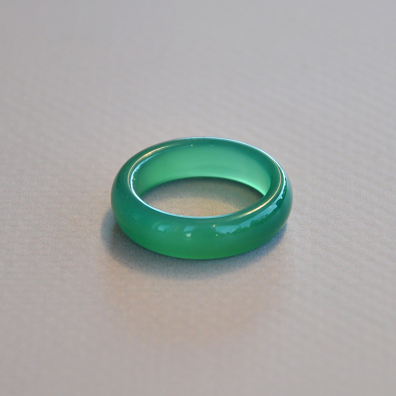 Каблучка з каменю агат РОЗМІР 17.5, фото 1