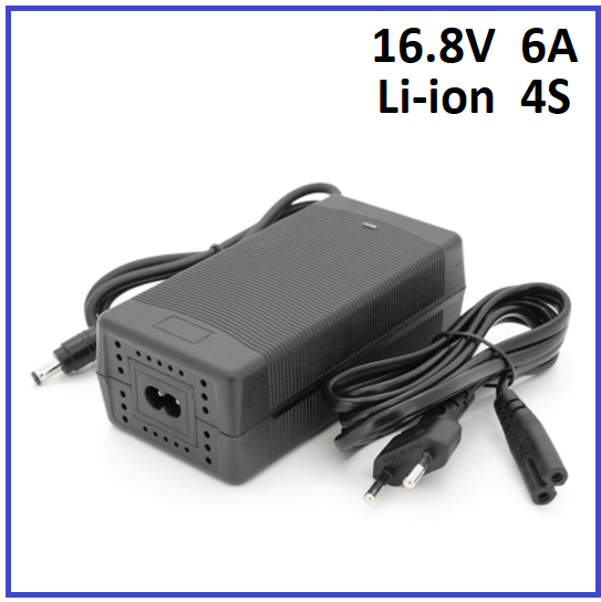 Зарядний пристрій Voltronic для Li-Ion 16.8V 4S до 6A штекер 5.5х2.5, фото 1