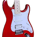Електрогітара J8 ST42R / RED + ключі + кабель, фото 2