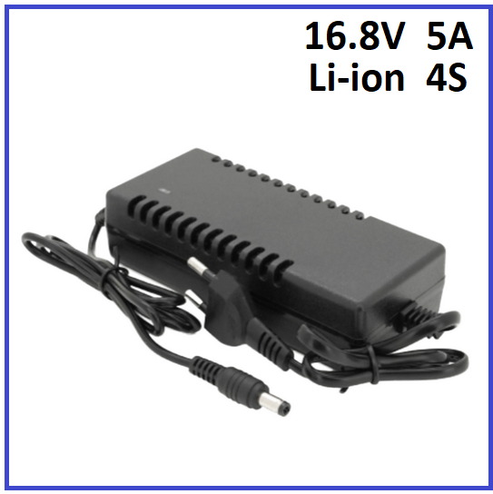 Зарядний пристрій Voltronic для Li-ion 16.8V 4S до 5A штекер 5.5х2.5, фото 1