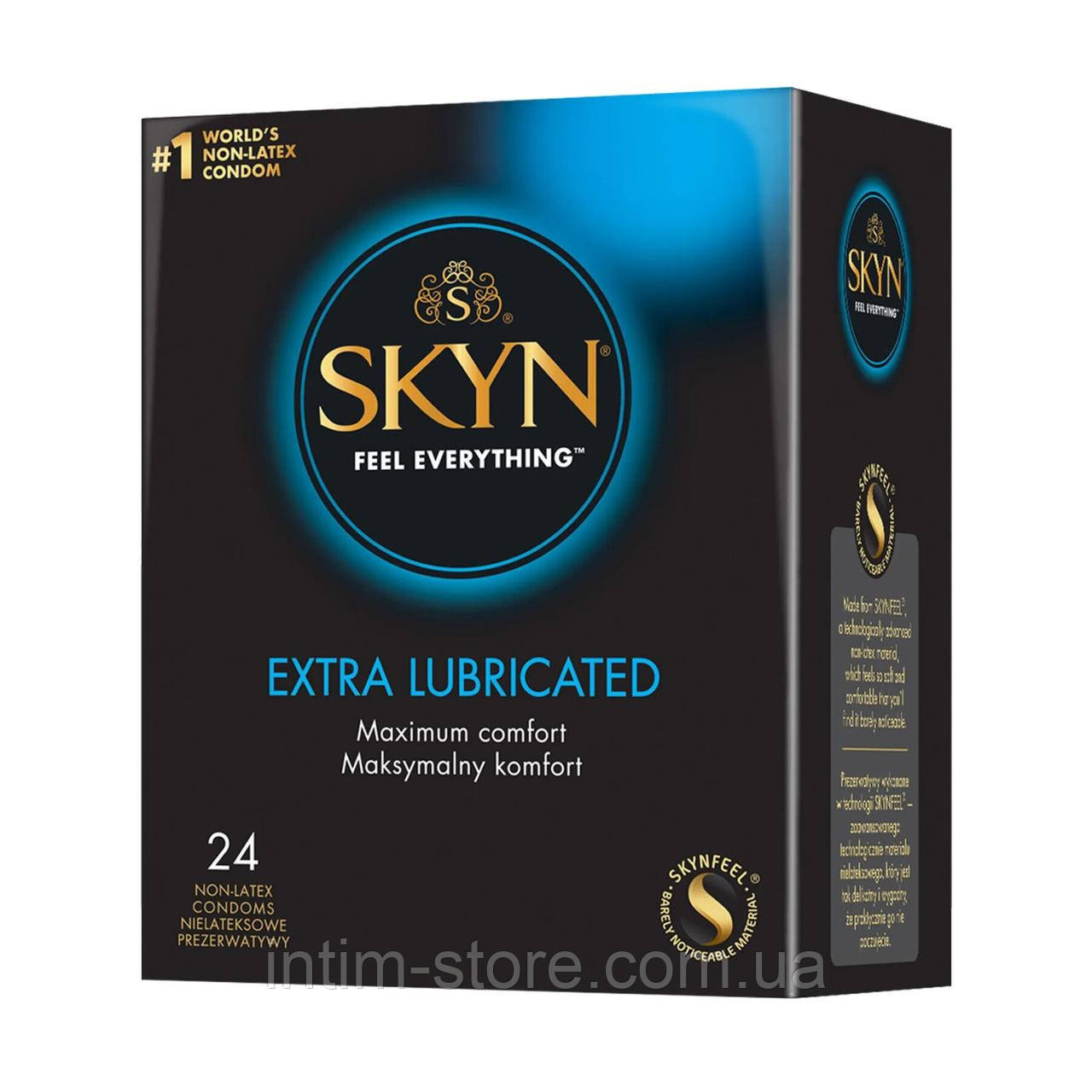 Презервативи SKYN Extra Lubricated 24 шт, фото 1