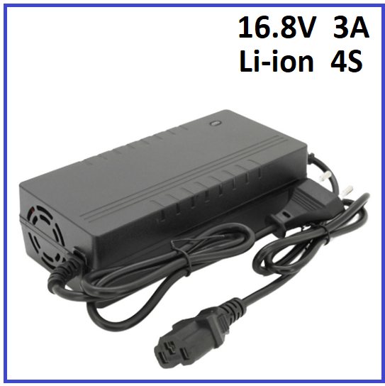 Зарядний пристрій Powermaster для Li-Ion 16.8V 4S до 3A штекер 3-pin С13, фото 1