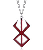 Ланцюжок Fashion Jewerly з кулоном Берсерк Berserk аніме Гатс Клеймо Жертви біжутерія (SVS)