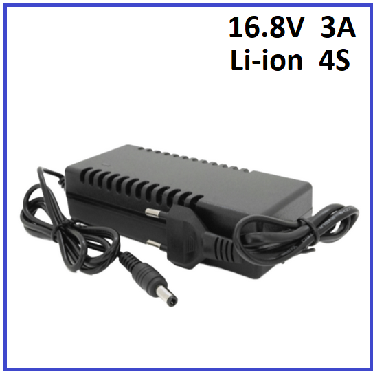 Зарядний пристрій Jinyi для Li-Ion 16.8V 4S до 3A штекер 5.5х2.5, фото 1