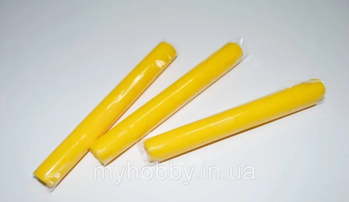 Полімерна глина Пластішка, №0106 темно-жовтий , 17 г, фото 1