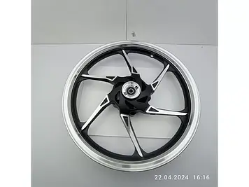 Диск колісний Geon CR6s, Spark, Viper, Forte, передній, 2,15"х17", чорний мат,