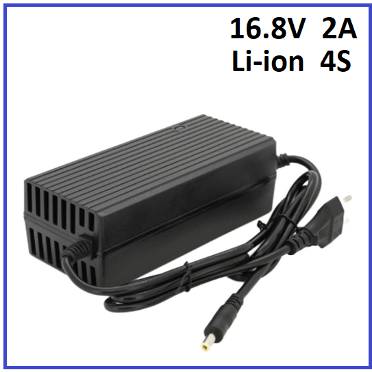 Зарядний пристрій Powermaster для Li-ion 16.8V 4S до 2A штекер 5.5х2.1, фото 1