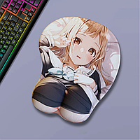 Коврик для мыши аниме с подушкой под запястье