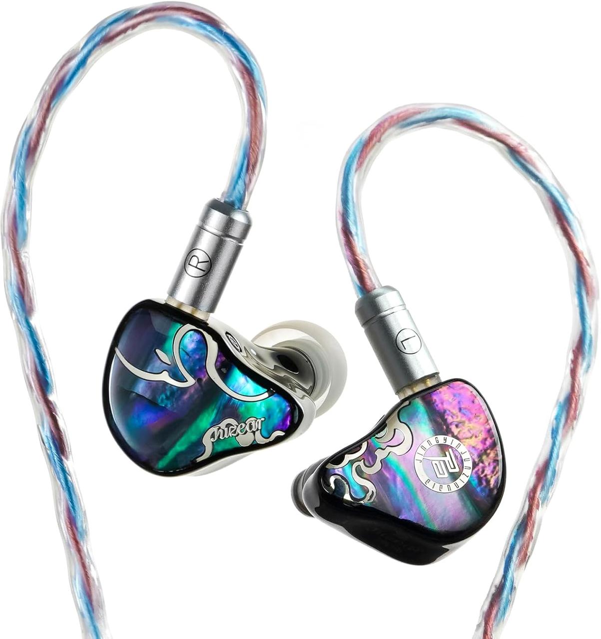 ⇒ Juzear Defiant (Reinbow) - гібридні навушники, з архітектурою 1DD+3BA Hybrid In-Ear Monitor, фото 1