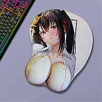 Коврик для мыши аниме с подушкой под запястье