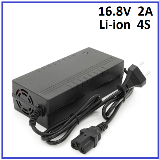 Зарядний пристрій Voltronic для Li-ion 16.8V 4S до 2A штекер 3-pin С13, фото 1